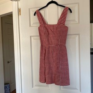 Reformation Red Gingham Dress